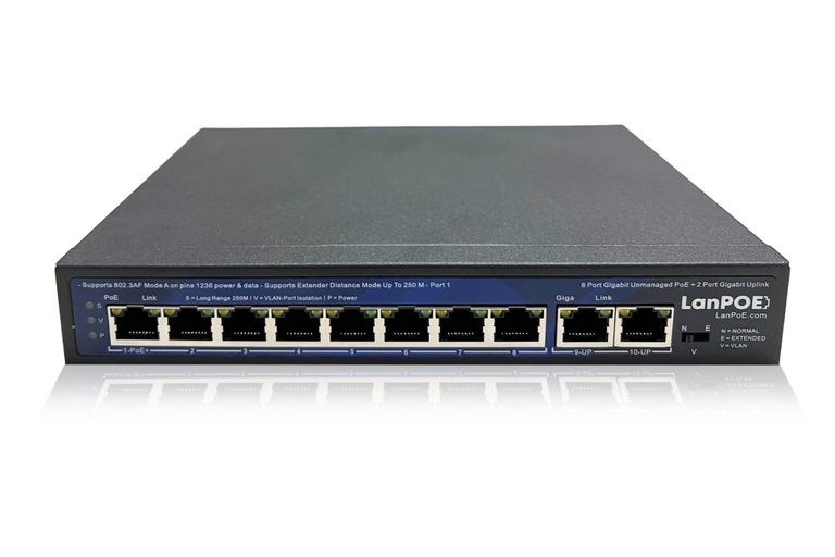 lanpoe 8 port network switch